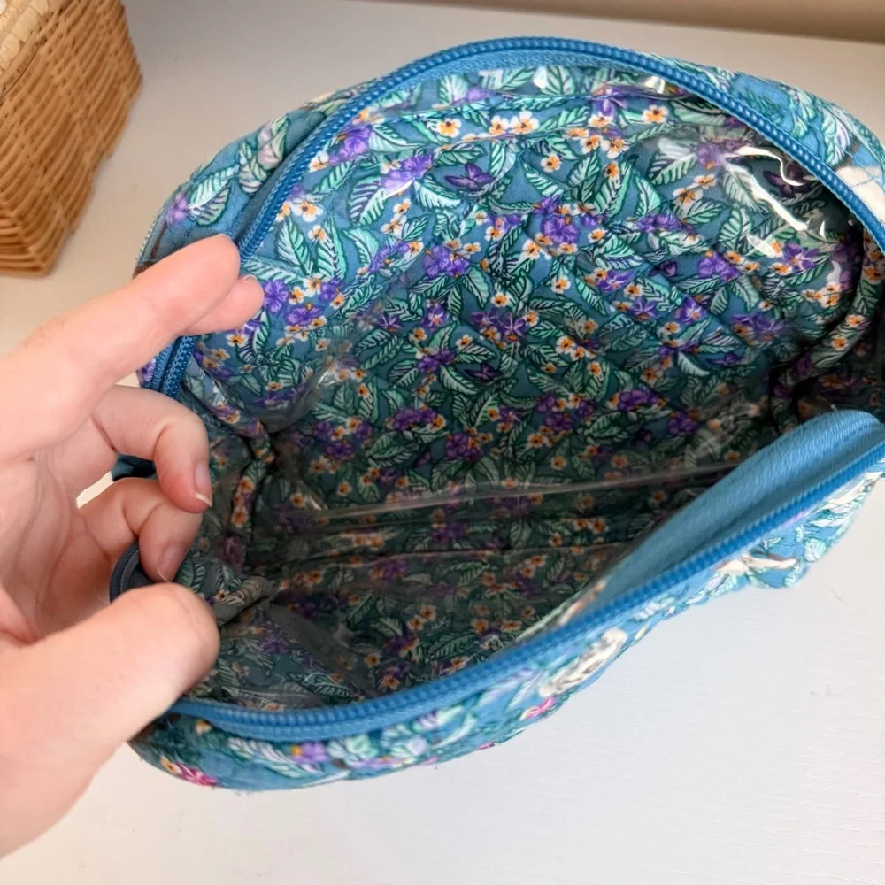 Vera Bradley Sloth Print Makeup Bag